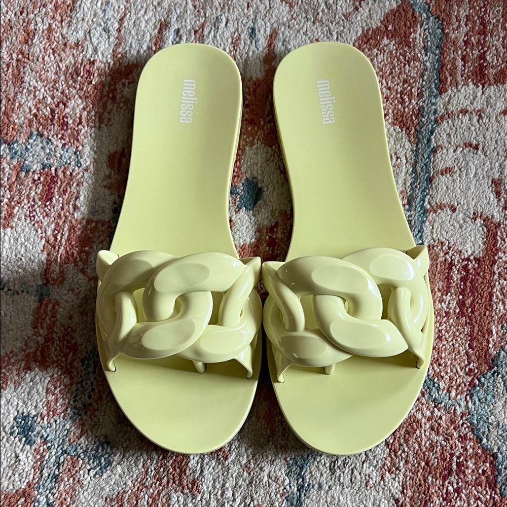 Melissa Jelly Chain Sandals Size 9